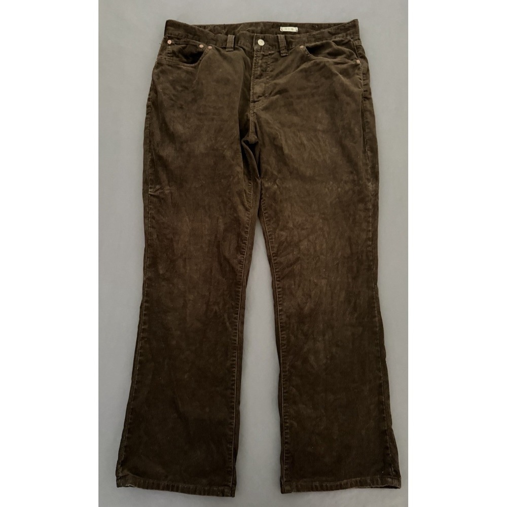 Vintage Polo Ralph Lauren Corduroy Pants Men's Size 38x30 Brown Bootcut